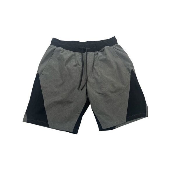 Lululemon Other - Lululemon Namaste At The Beach Shorts Mens Medium Gray Black Inner Tights Liner